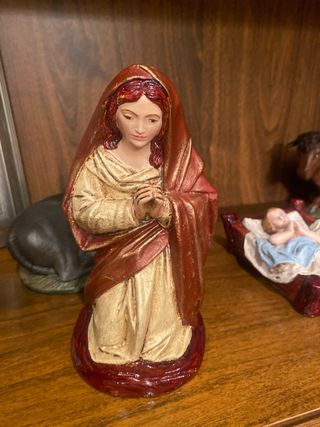 Portal de Belén Figuras Grandes Pintadas a Mano