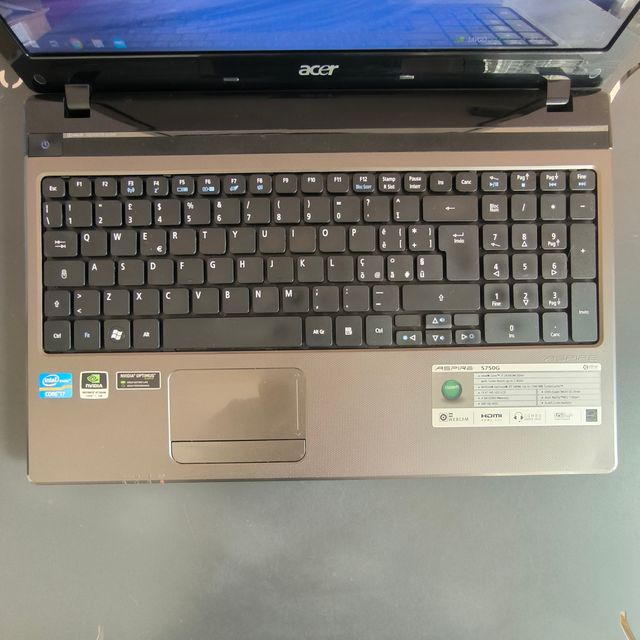 Notebook Acer 5750G 15.6" i7 8GB RAM 500GB SSD