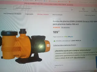 Bomba Espa Siroco 100 1CV