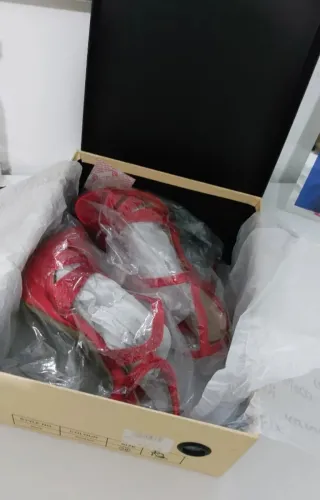 Scarpe con tacco Ikaros rosse Tg 38