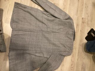 Completo giacca e pantaloni a quadri taglia S