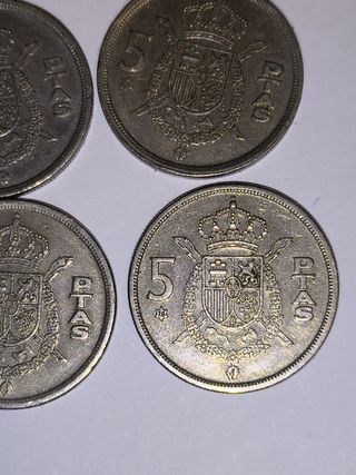 Monedas 5 Pesetas 1975