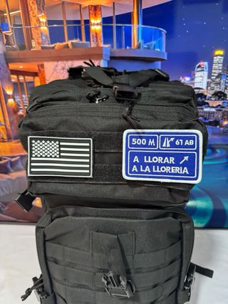 Mochila Táctica Militar Negra 50L nueva negra
