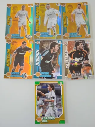 Lote 7 Cards Real Madrid Megacracks 2010/11