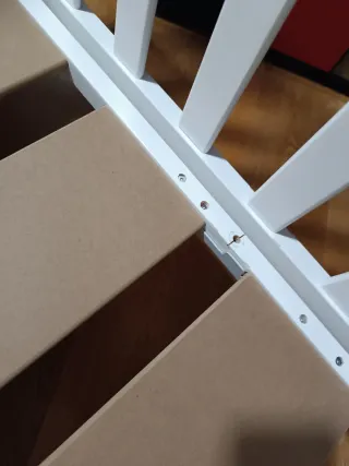 Cuna colecho blanca más colchon.