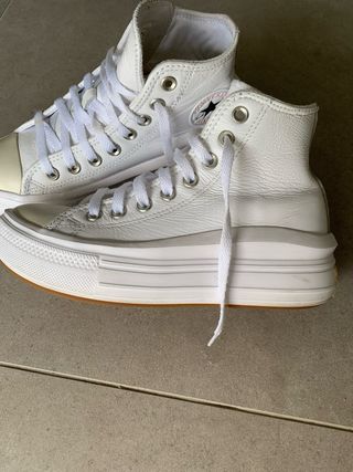 Converse Piel Plataforma