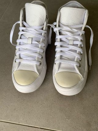 Converse Piel Plataforma