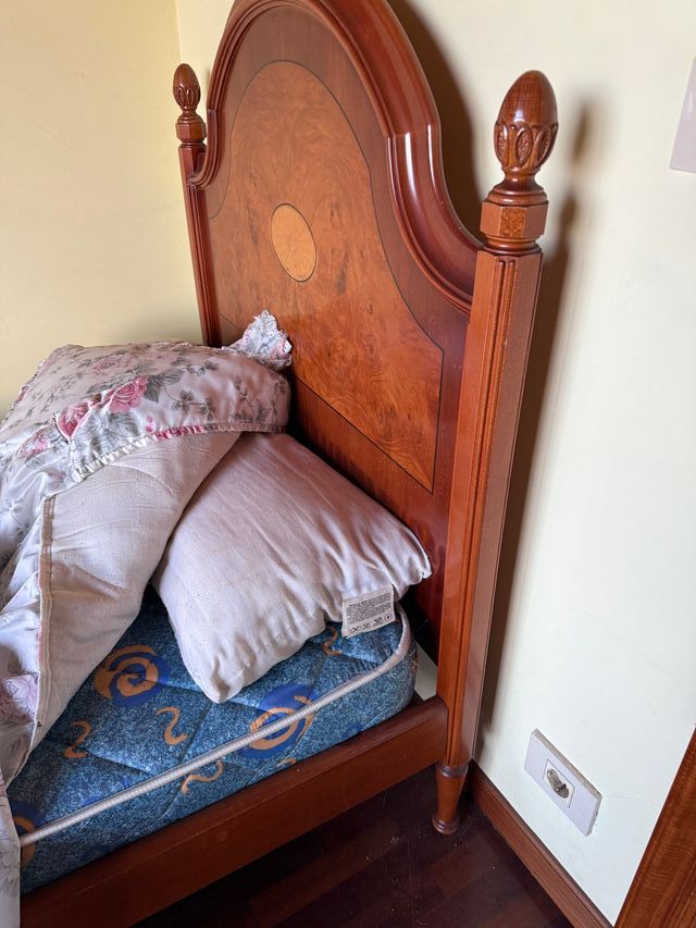 Cama individual con cajonera