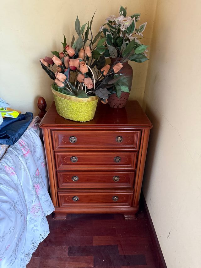 Cama individual con cajonera