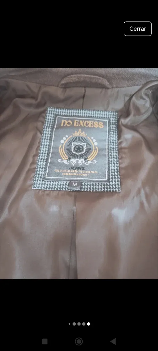 Chaqueta micropana hombre No Excess M