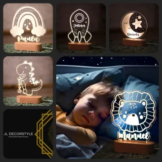 Lámpara LED Infantil Personalizada