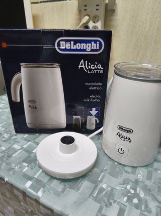 Cafetera y espumadera