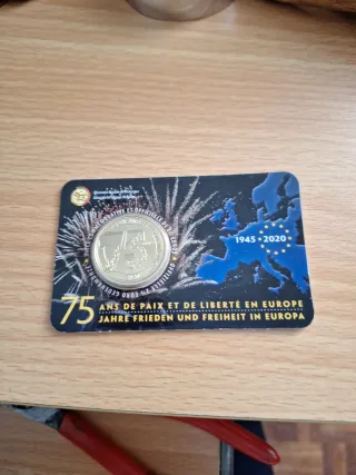 Moneda 2,5 Euros Bélgica 2020 Paz y Libertad