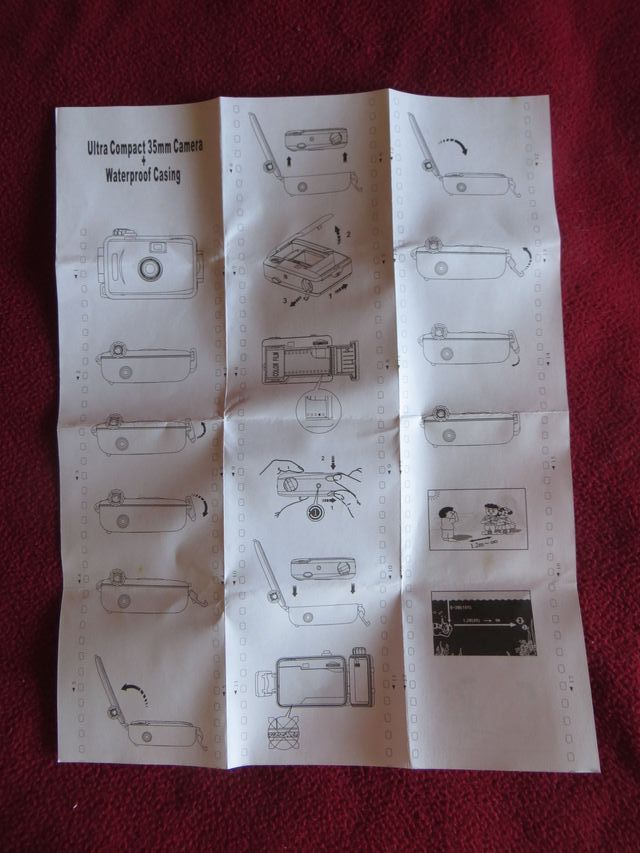 Cámara 35mm Sumergible Amarilla y Azul