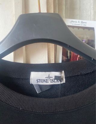 Sudadera Stone Island Negra Talla L