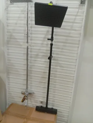 Ducha Negro y Plata