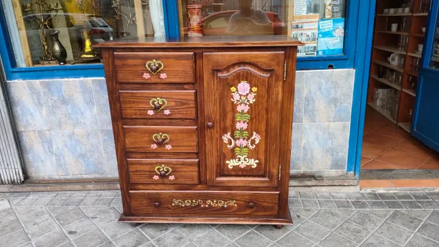 Cómoda Cajonera Gavetero con Estantería 640513971