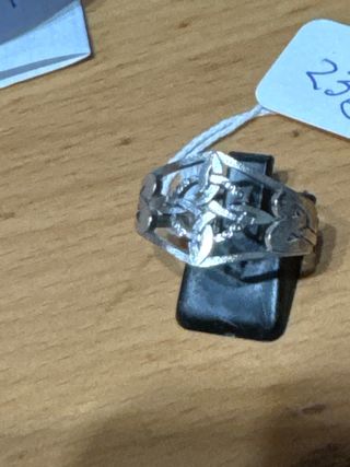 Anillo Plata 925 Diseño Entrelazado