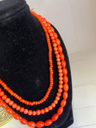 Collar Coral Natural color Naranja