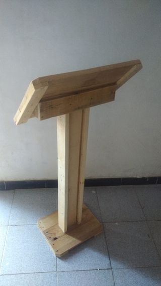 Atril Hostelería 2 Hojas A4 Vertical Madera