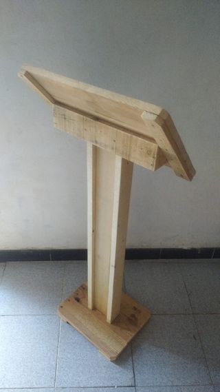 Atril Hostelería 2 Hojas A4 Vertical Madera