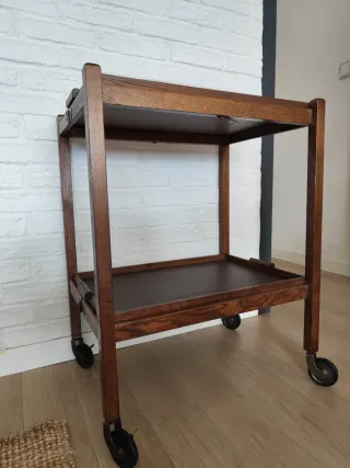 Carrito auxiliar Zara Home madera, plegable,