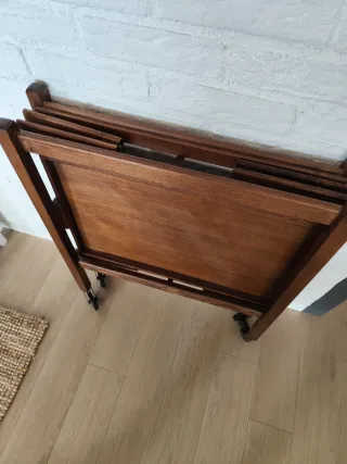 Carrito auxiliar Zara Home madera, plegable,