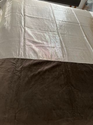 Cortina Terciopelo Lurex Oro Plata