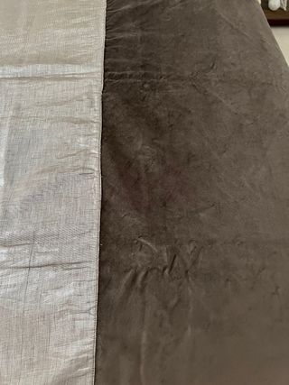 Cortina Terciopelo Lurex Oro Plata