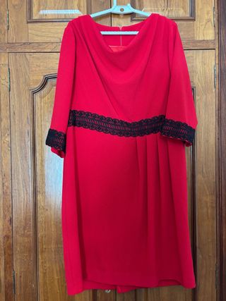 Vestido Rojo El Corte Inglés