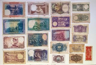 Lote x 20 Billetes ESPAÑA DIFERENTES !! 1896-1970