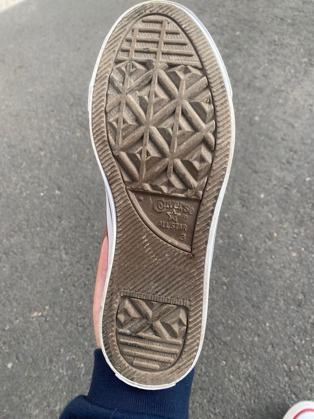 Converse Blancas Niños Talla 35