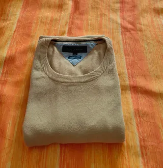 Jersey Tommy Hilfiger Algodón Premium XXL Camel