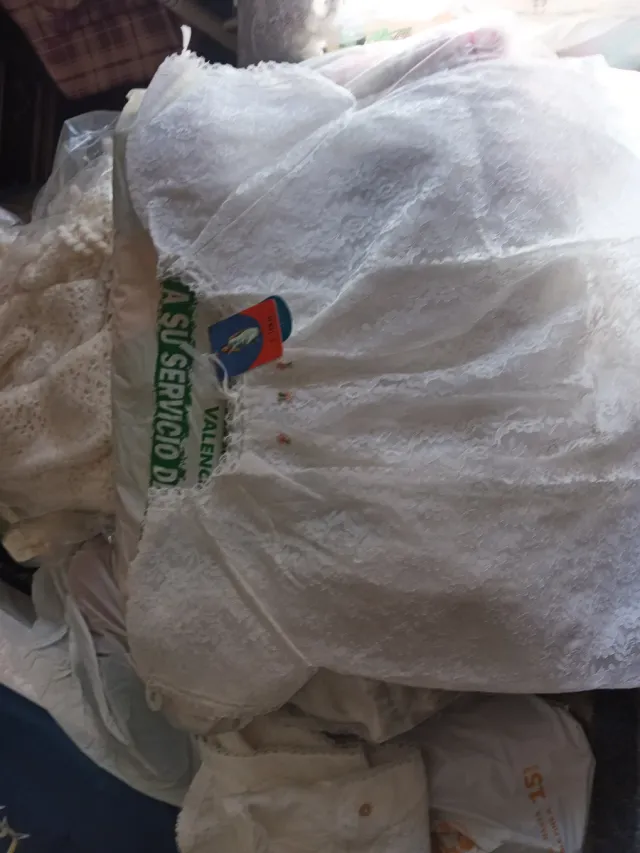 Camisón de encaje blanco