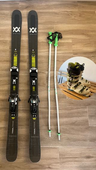 Esquís Volkl Kendo 92 + Botas Rossignol + bastones