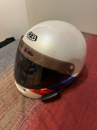 Casco Moto NZI Street Track 4 Saferiders Blanco.