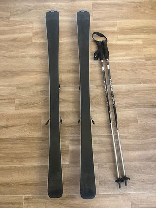 Esquís Head Xenon X 4.0 con bastones