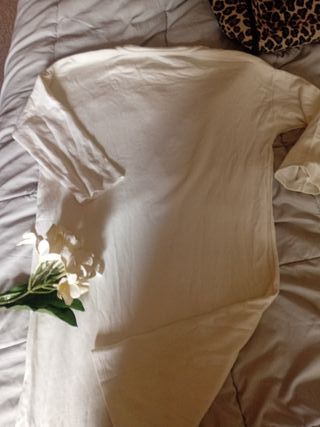 Vestido Bershka Blanco Talla M