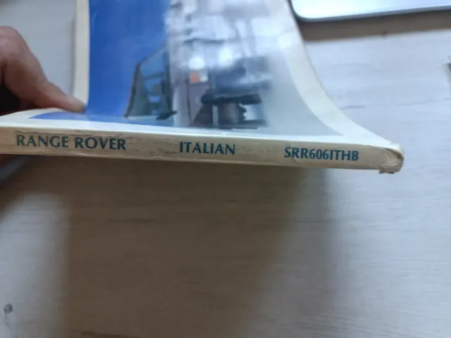 Manual Instrucciones Range Rover classic 1987 2.4