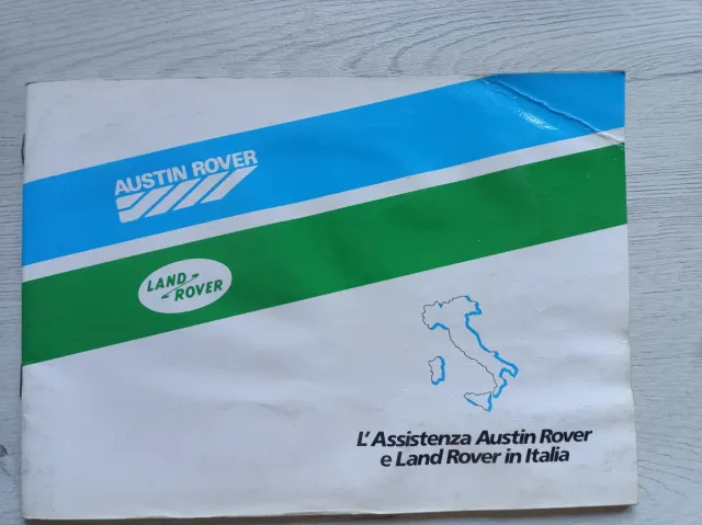 Manual Instrucciones Range Rover classic 1987 2.4