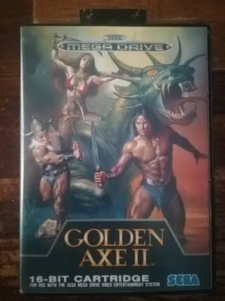 Golden Axe II Mega Drive PAL completo