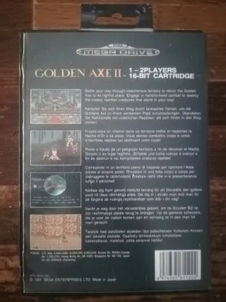 Golden Axe II Mega Drive PAL completo