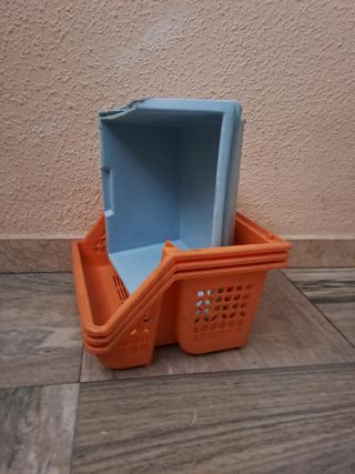 5 cestos FRUTERO armario estante APILABLE grandes