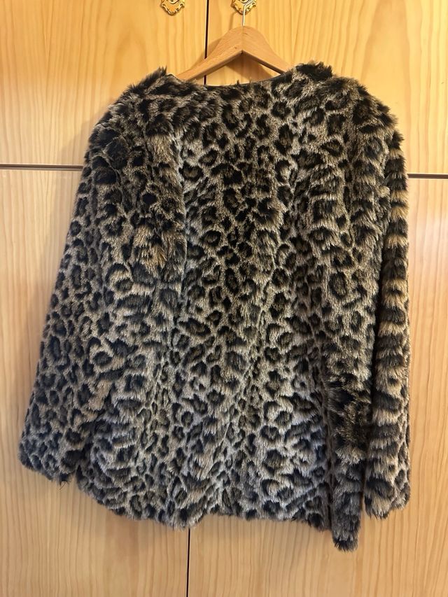 Abrigo Mango Animal Print