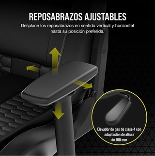 Silla Gaming Corsair TC100 Negra