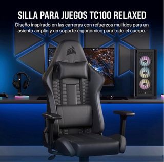 Silla Gaming Corsair TC100 Negra