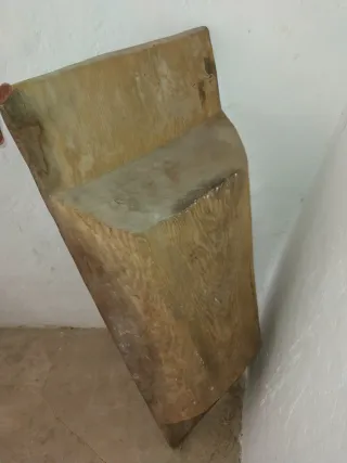 Antigua altura de madera