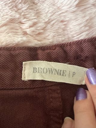 Falda marrón Brownie