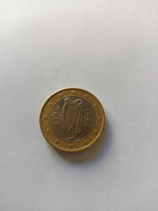 Moneda 1 Euro 2002 Irlanda