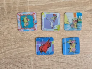 Imanes Cartoon Network Vaca y Pollo 2004